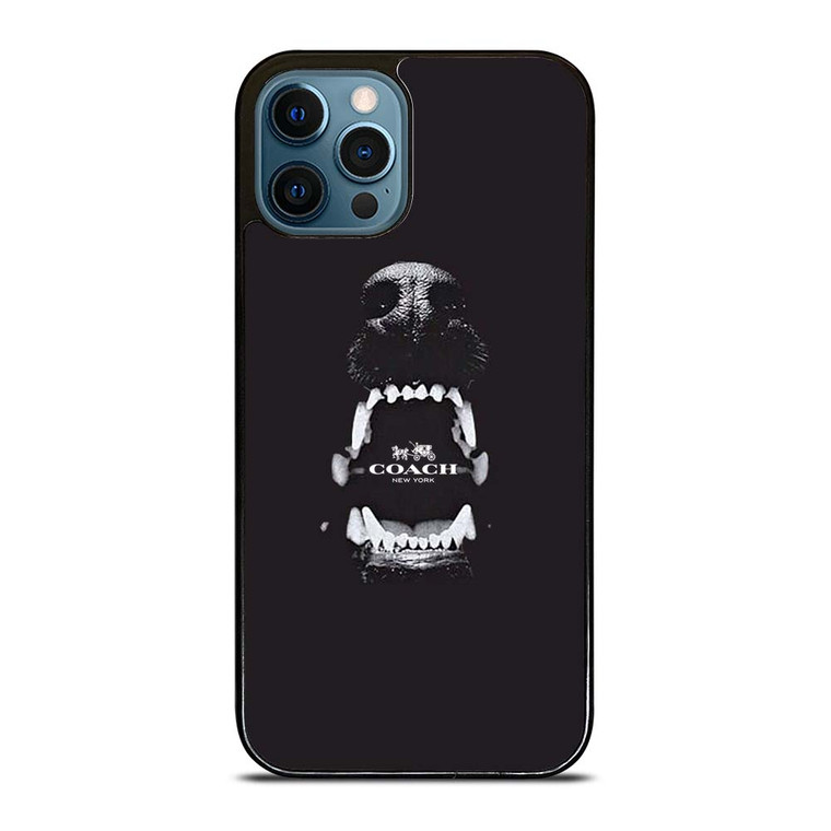 COACH NEW YORK LOGO DOG iPhone 12 Pro Max Case Cover