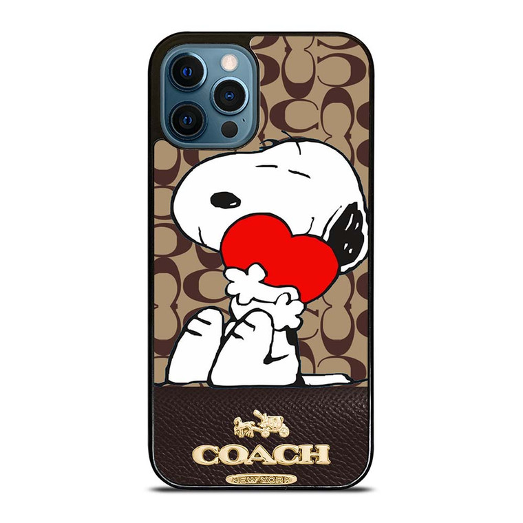 COACH NEW YORK SNOOPY iPhone 12 Pro Max Case Cover