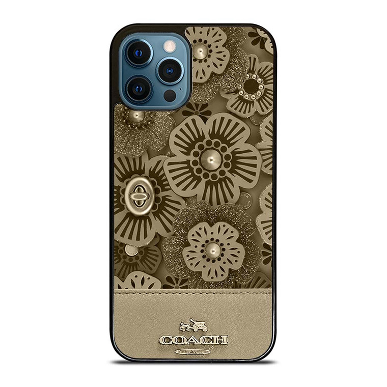 COACH NEW YORK TEA ROSE 2 iPhone 12 Pro Max Case Cover
