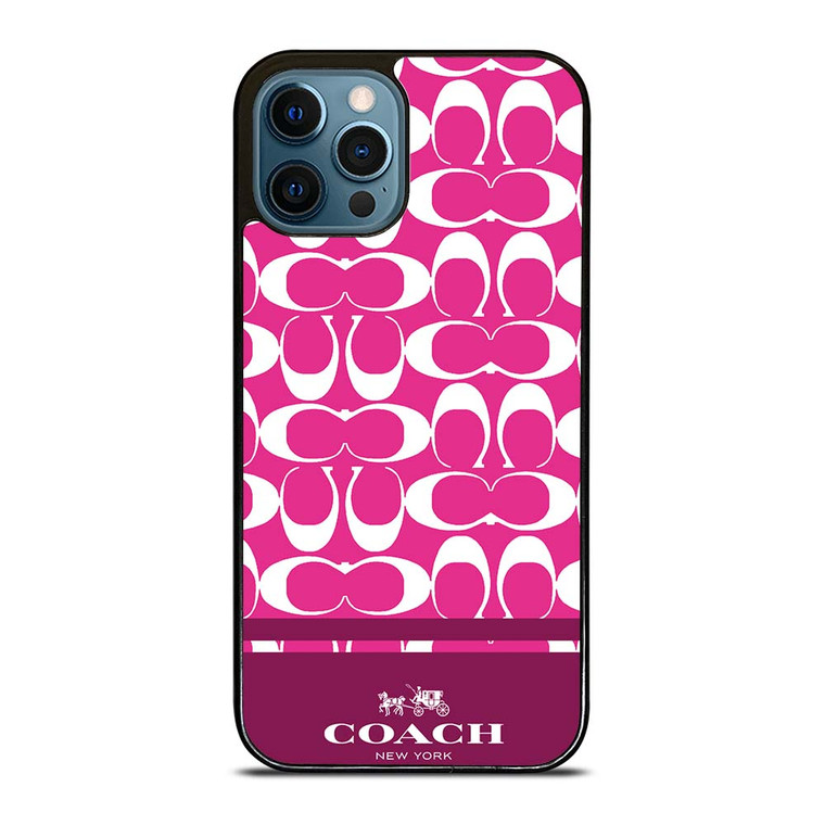 COACH PINK NEW YORK iPhone 12 Pro Max Case Cover