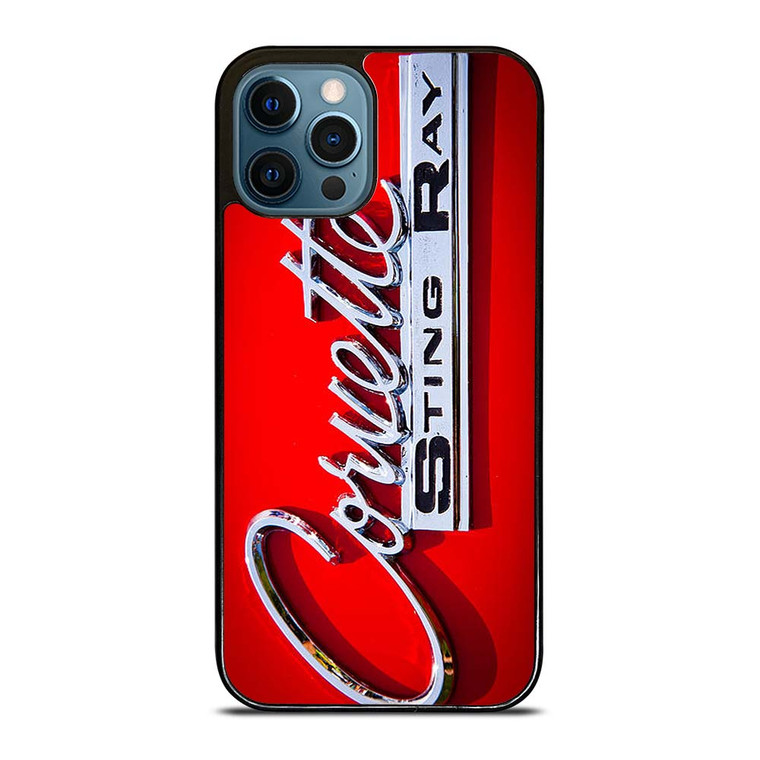 CORVETTE STINGRAY RED EMBLEM iPhone 12 Pro Max Case Cover