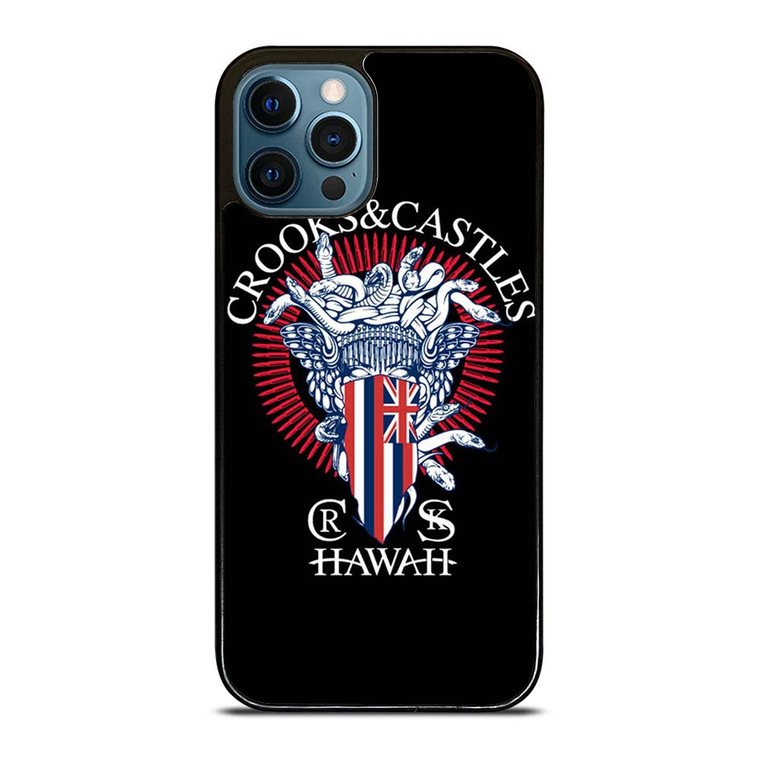 CROOKS AND CASTLES HAWAII LOGO iPhone 12 Pro Max Case Cover