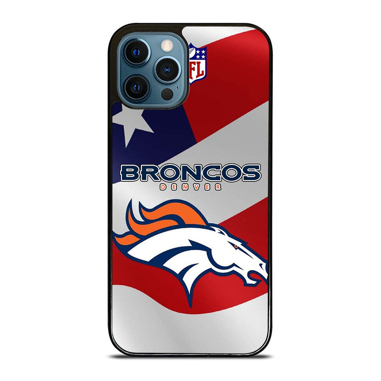 DENVER BRONCOS LOGO FOOTBALL iPhone 12 Pro Max Case Cover