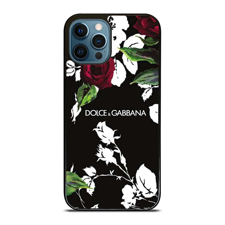 DOLCE AND GABBANA FLOWER iPhone 12 Pro Max Case Cover