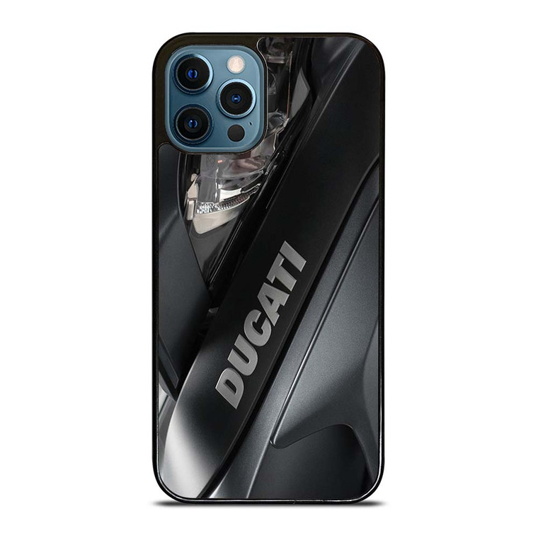 DUCATI BLACK LOGO EMBLEM iPhone 12 Pro Max Case Cover