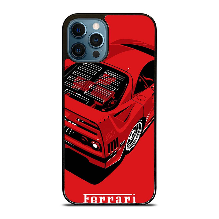 FERRARI F40 ILLUSTRATION iPhone 12 Pro Max Case Cover