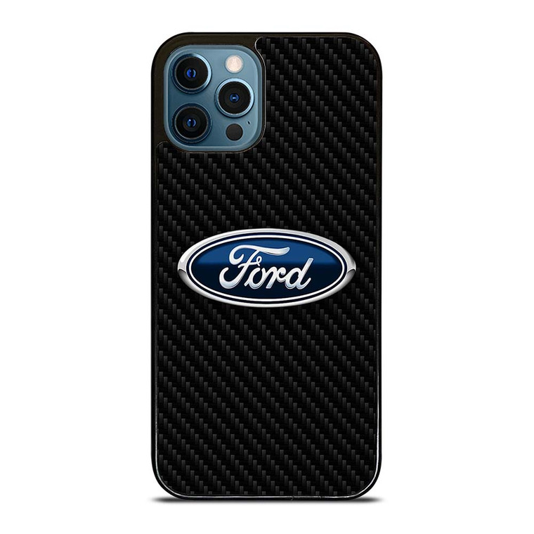 FORD CARBON LOGO iPhone 12 Pro Max Case Cover