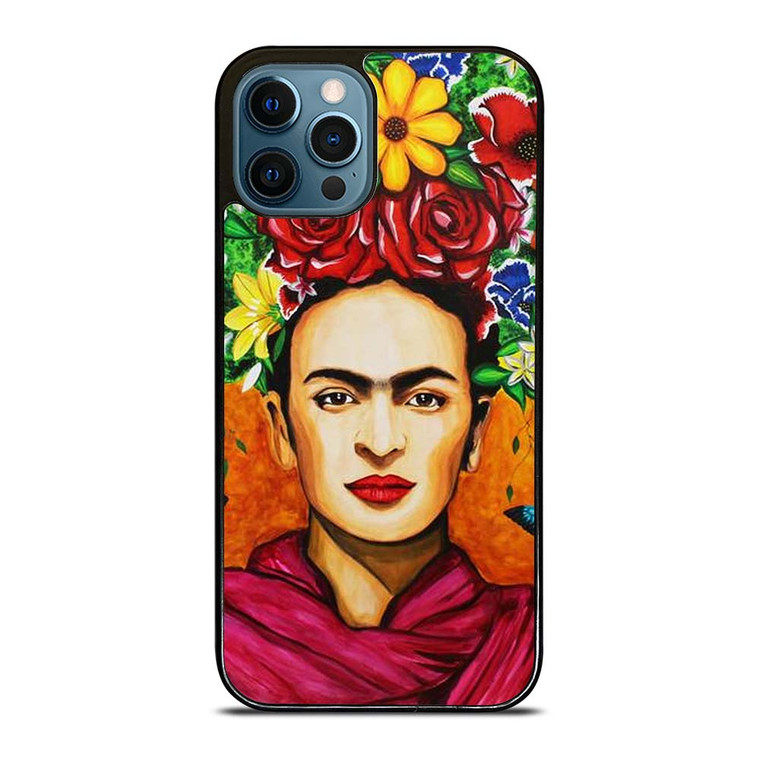 FRIDA KAHLO FLORAL ART iPhone 12 Pro Max Case Cover