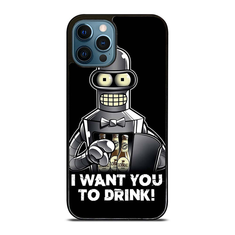 FUTURAMA BENDER QUOTE iPhone 12 Pro Max Case Cover