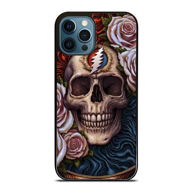 GRATEFUL DEAD SKULL AND ROSE LOGO iPhone 12 Pro Max Case Cover