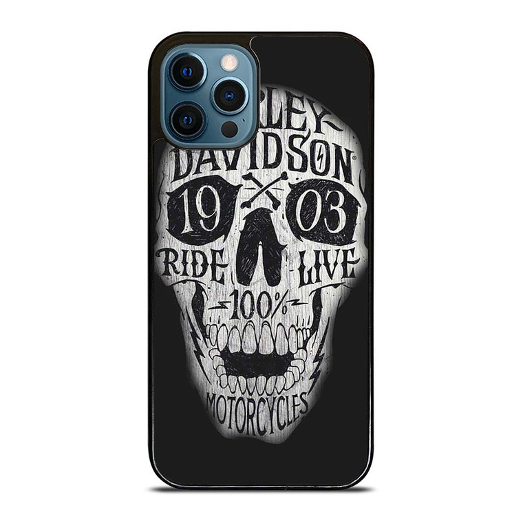 HARLEY DAVIDSON 1903 SKULL iPhone 12 Pro Max Case Cover