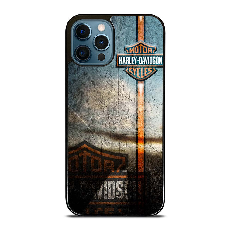 HARLEY DAVIDSON GRUNGE LOGO iPhone 12 Pro Max Case Cover