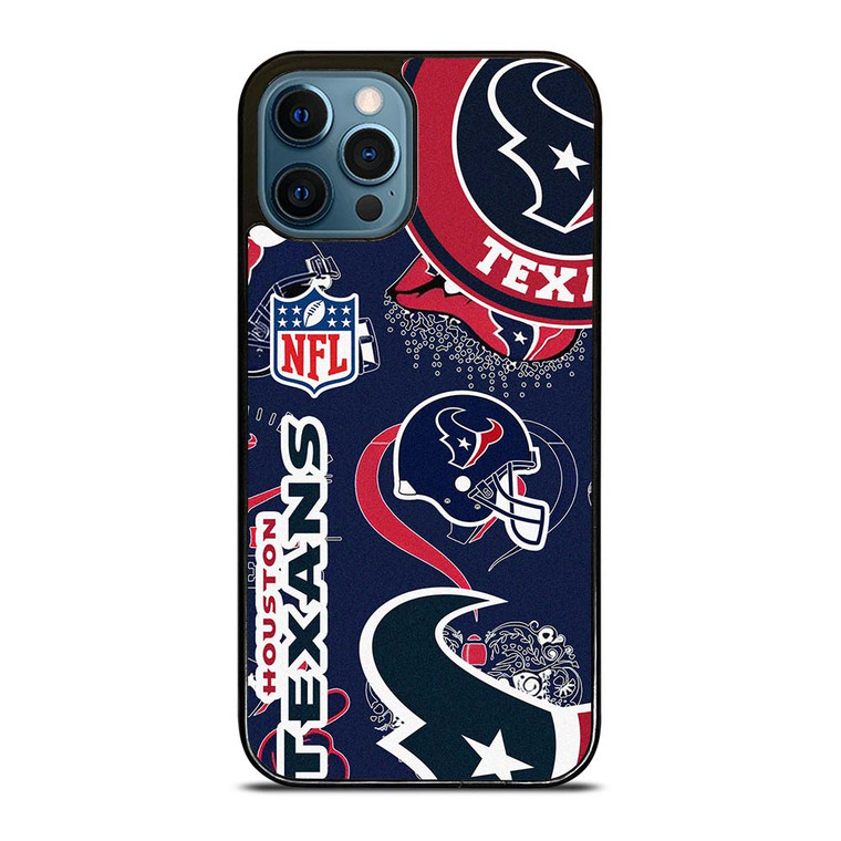 HOUSTON TEXANS NFL STICKER BOMB iPhone 12 Pro Max Case Cover