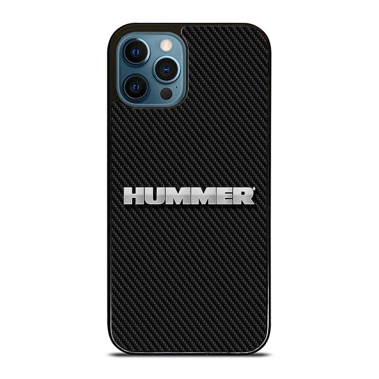 HUMMER CAR LOGO CARBON iPhone 12 Pro Max Case Cover