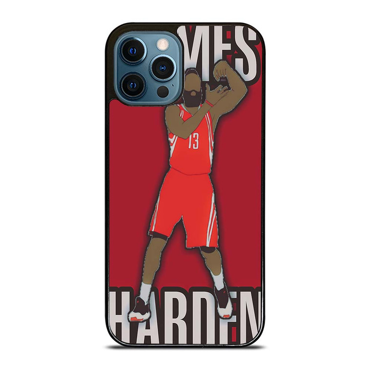 JAMES HARDEN HOUSTON ROCKETS CARTOON iPhone 12 Pro Max Case Cover