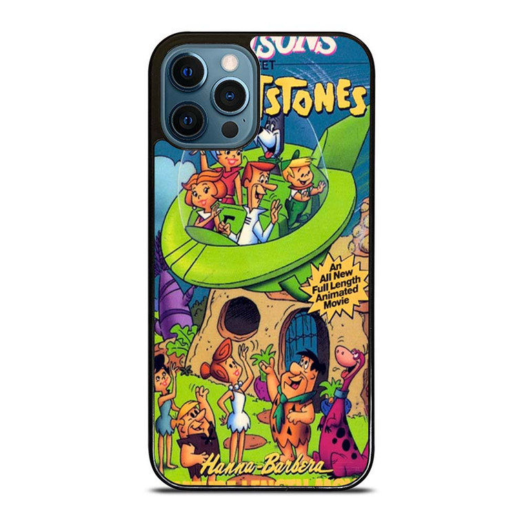 JETSONS MEET FLINTSTONES CARTOON 2 iPhone 12 Pro Max Case Cover