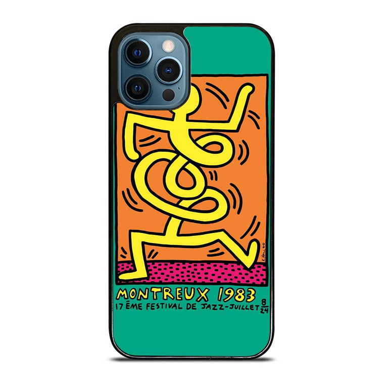 KEITH HARING MONTREUX 1983 iPhone 12 Pro Max Case Cover