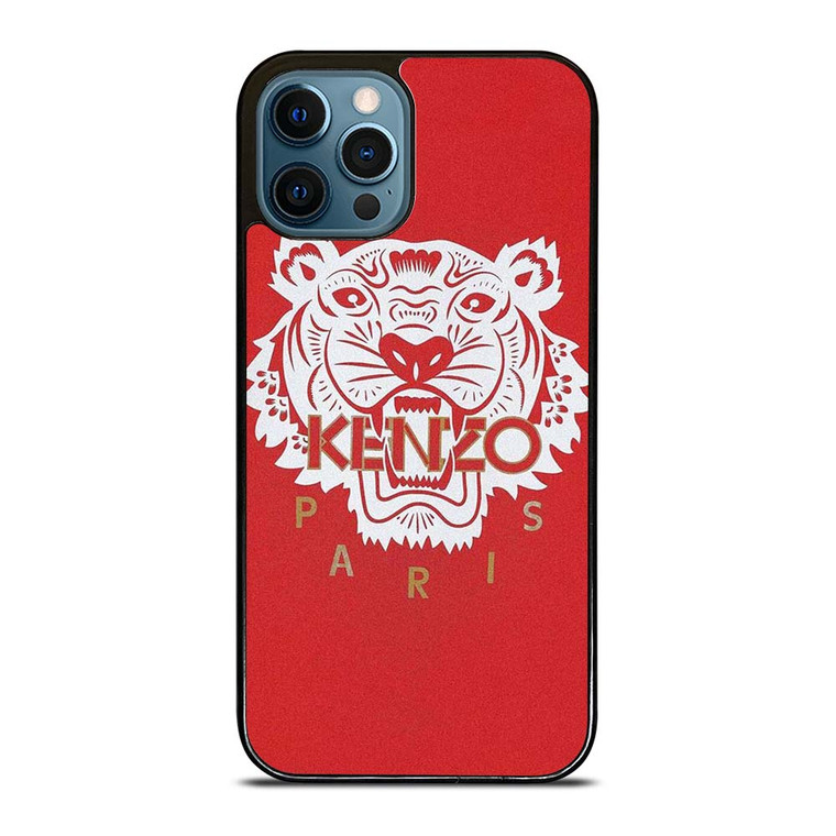 KENZO PARIS TIGER RED iPhone 12 Pro Max Case Cover