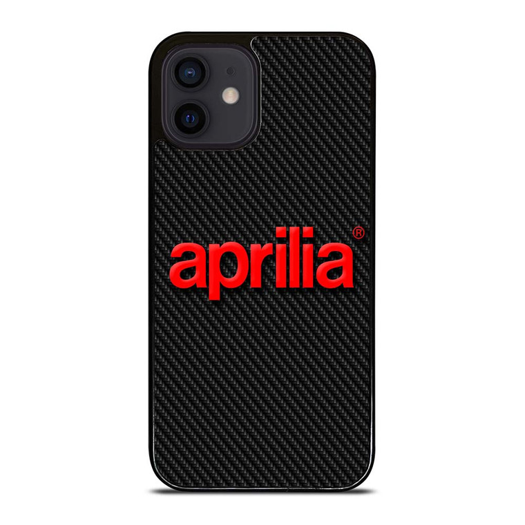 APRILIA MOTOR CARBON LOGO iPhone 12 Mini Case Cover