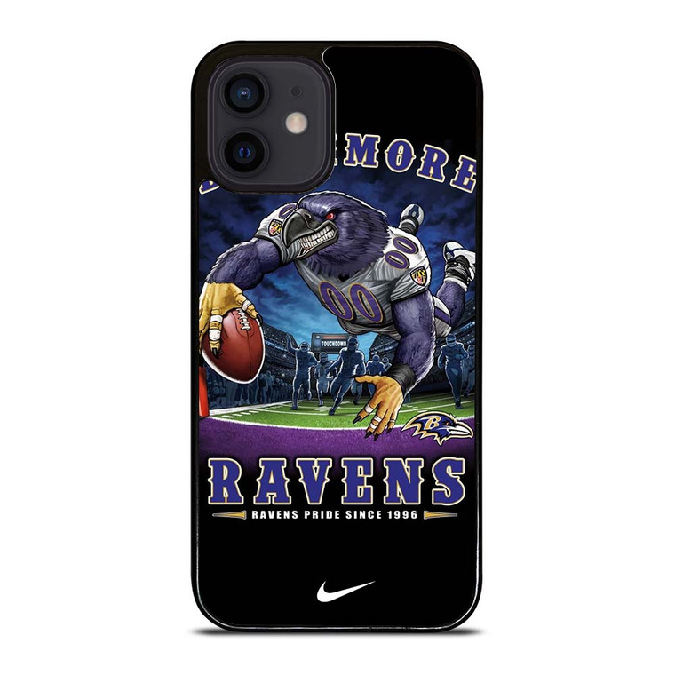 BALTIMORE RAVENS NFL ART iPhone 12 Mini Case Cover
