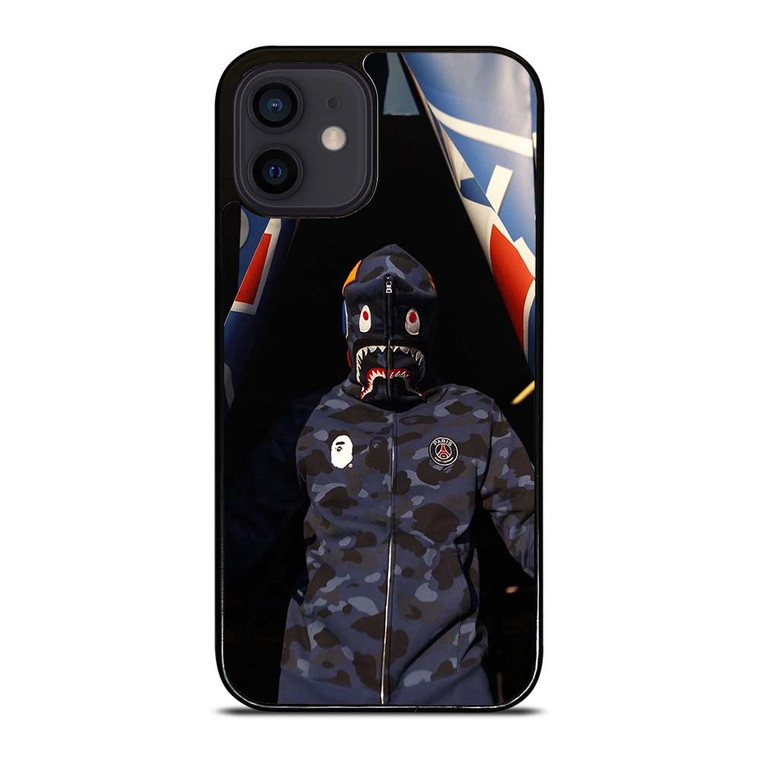 BAPE CAMO SHARK PARIS SAINT GERMAIN iPhone 12 Mini Case Cover