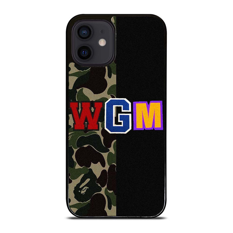 BAPE WGM CAMO iPhone 12 Mini Case Cover