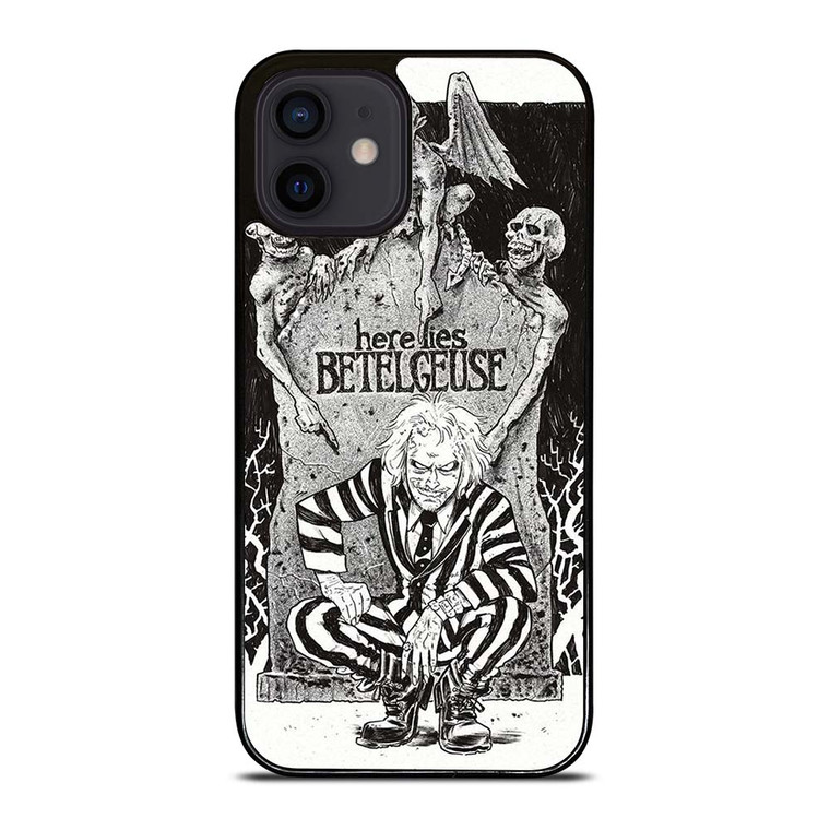 BEETLEJUICE TIM BURTON ART iPhone 12 Mini Case Cover