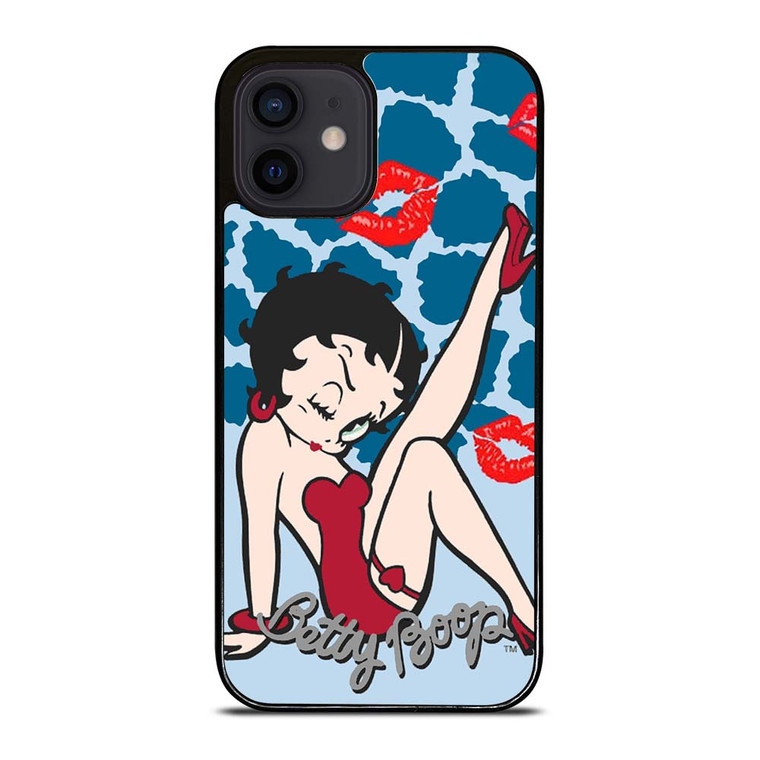 BETTY BOOP KISS CARTOON iPhone 12 Mini Case Cover