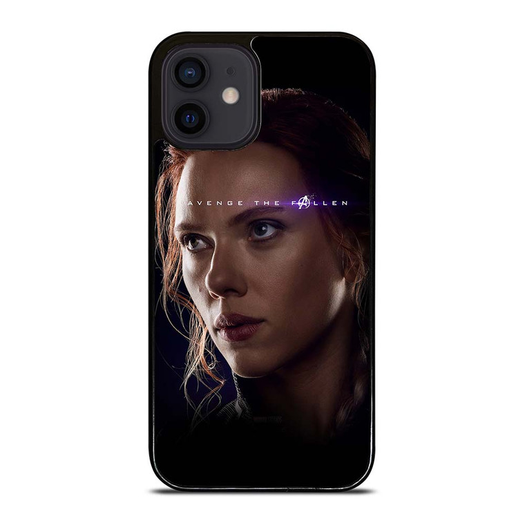 BLACK WIDOW FACE AVENGERS THE FALLEN iPhone 12 Mini Case Cover