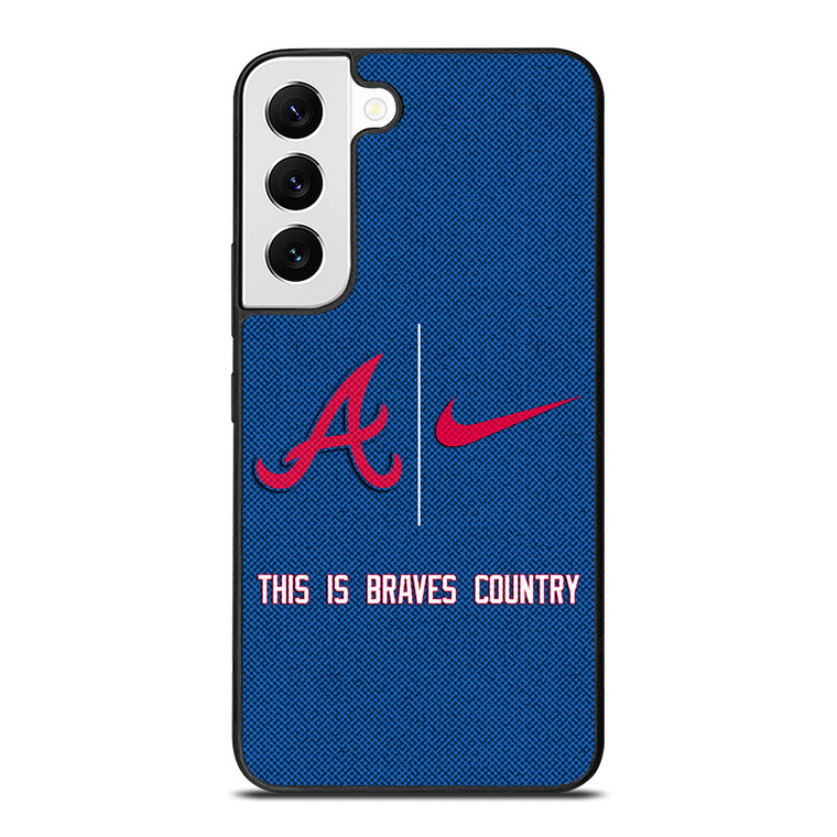 ATLANTA BRAVES NIKE MLB BASEBALL Samsung Galaxy S22 Case Cover
