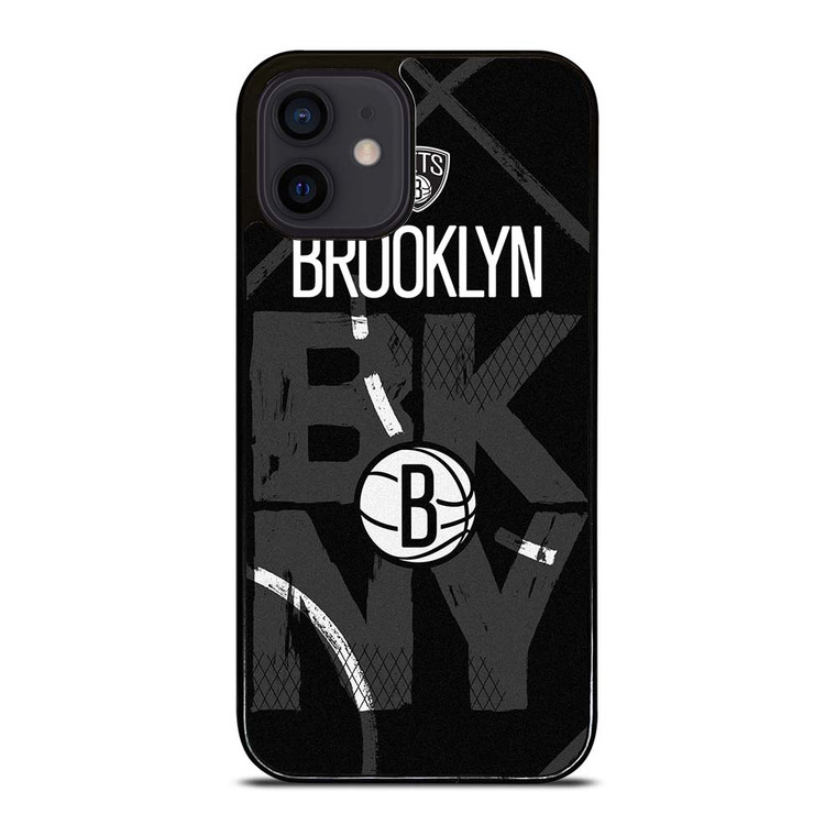 BROOKLYN NETS BASEBALL LOGO NBA iPhone 12 Mini Case Cover
