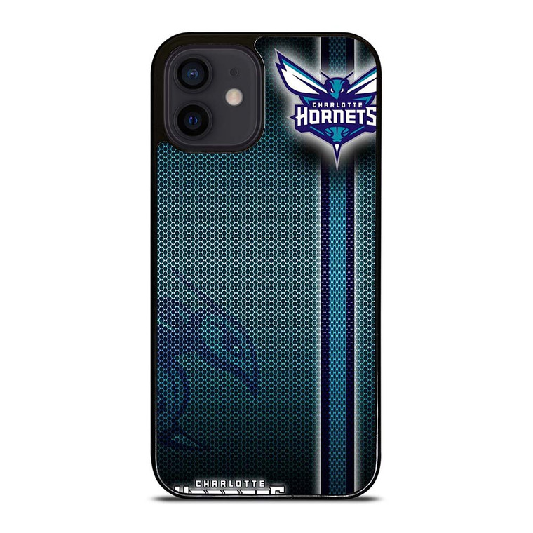 CHARLOTTE HORNETS METAL LOGO iPhone 12 Mini Case Cover