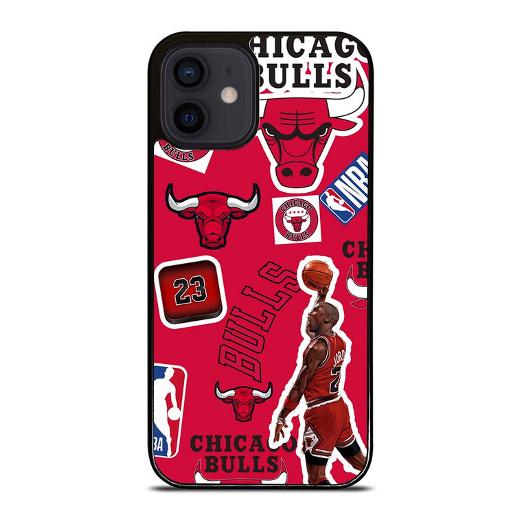 CHICAGO BULLS STICKER BOMB iPhone 12 Mini Case Cover