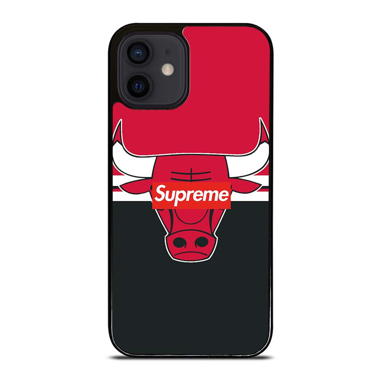 CHICAGO BULLS SUPREME LOGO iPhone 12 Mini Case Cover
