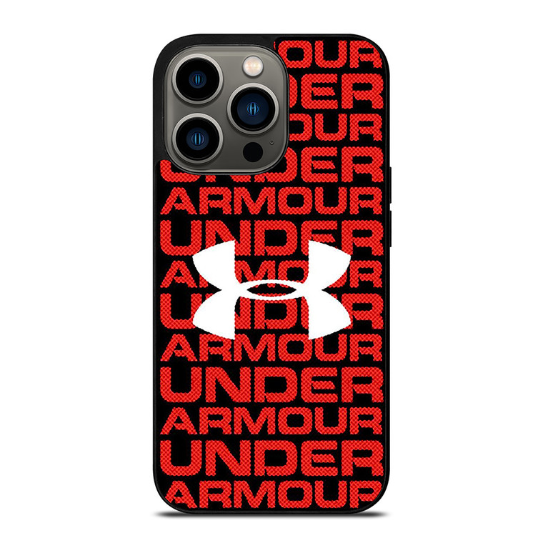 UNDER ARMOUR RED LOGO iPhone 13 Pro Case Cover