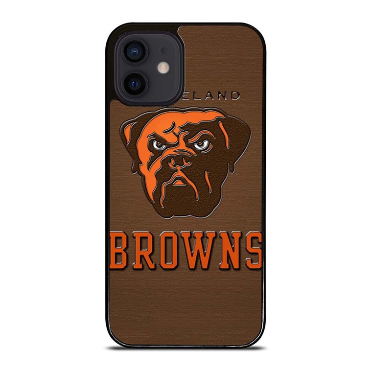 CLEVELAND BROWNS DOG NFL MASCOT iPhone 12 Mini Case Cover