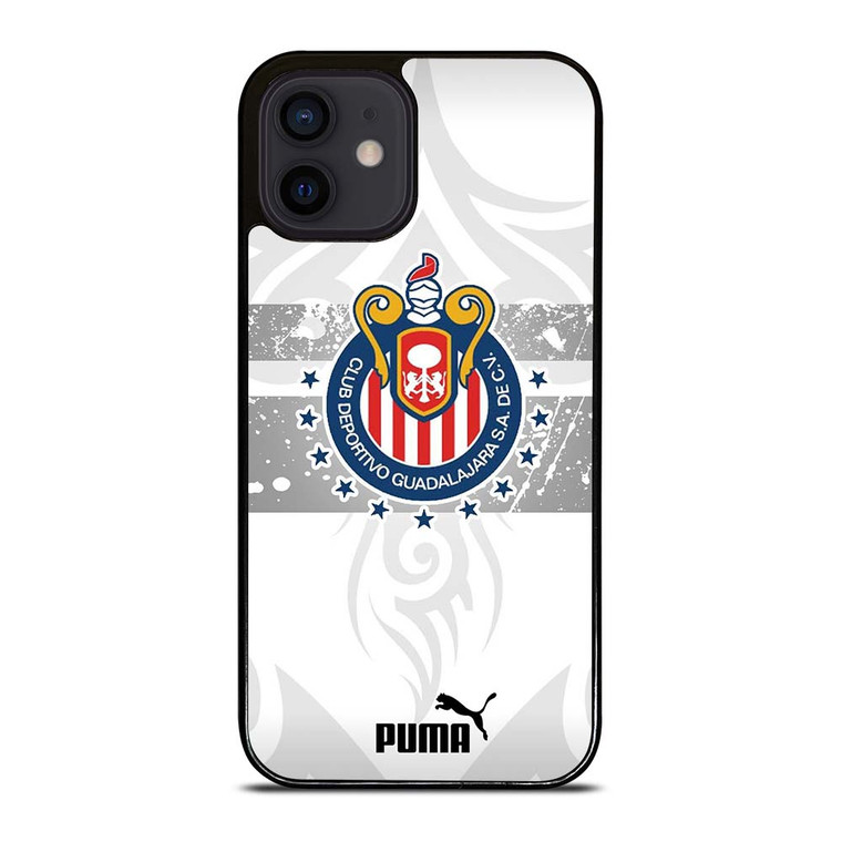 CLUB DEPORTIVO GUADALAJARA PUMA WHITE iPhone 12 Mini Case Cover