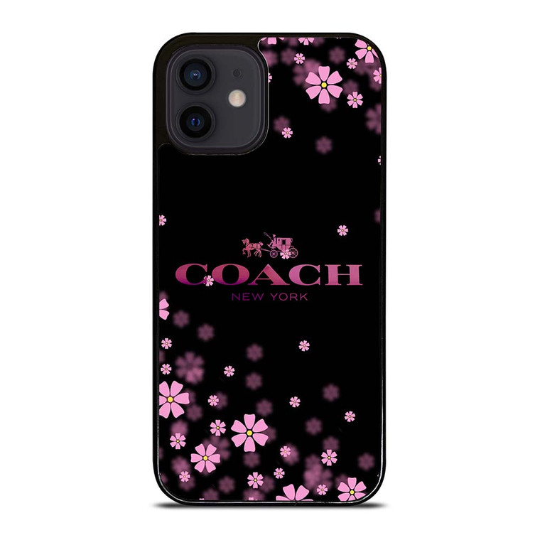 COACH FLOWERS PURPLE iPhone 12 Mini Case Cover