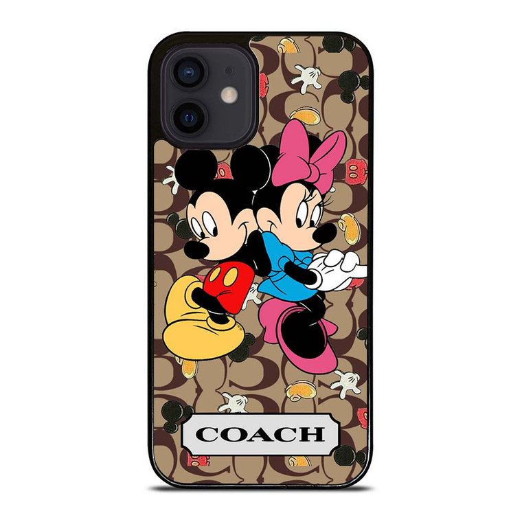 COACH MICKEY MINNIE MOUSE LOVE iPhone 12 Mini Case Cover