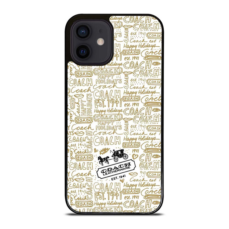 COACH NEW YORK COLLAGE iPhone 12 Mini Case Cover