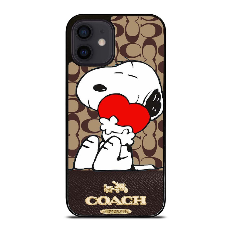 COACH NEW YORK SNOOPY iPhone 12 Mini Case Cover