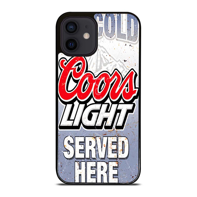 COORS LIGHT BEER ICE GOLD iPhone 12 Mini Case Cover