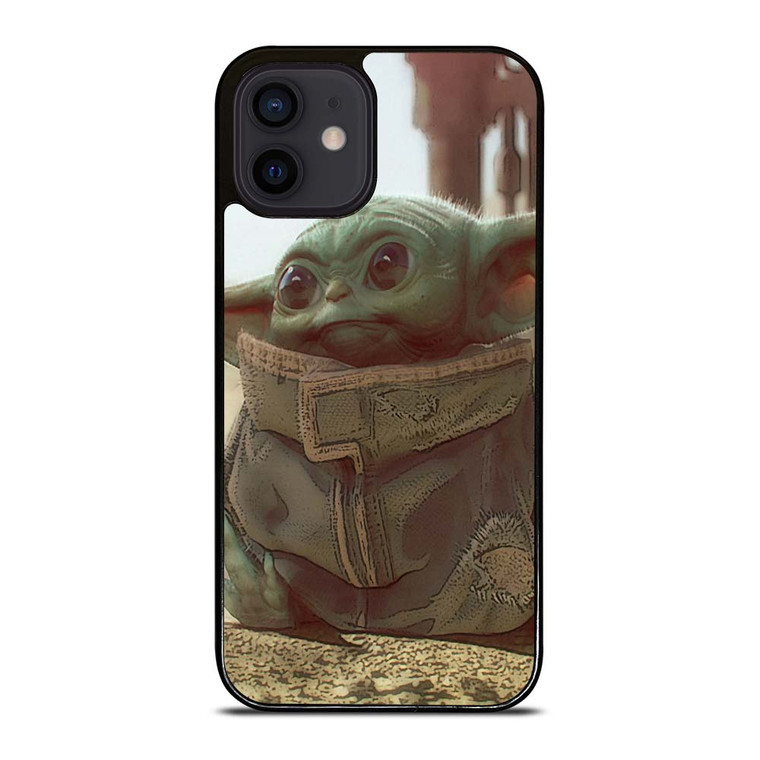 CUTE BABY YODA STAR WARS iPhone 12 Mini Case Cover