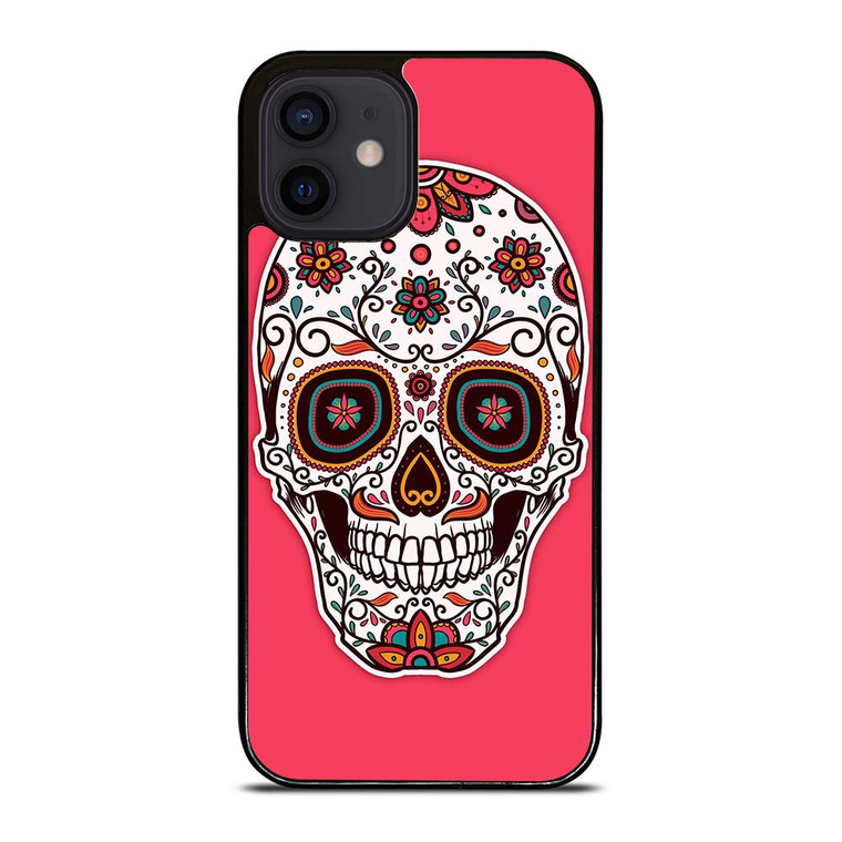 DAY OF THE DEAD PINK iPhone 12 Mini Case Cover
