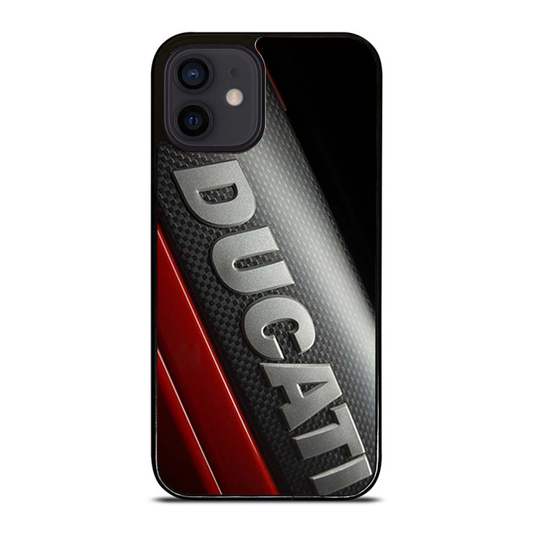 DUCATI MOTOR CARBON COVER iPhone 12 Mini Case Cover