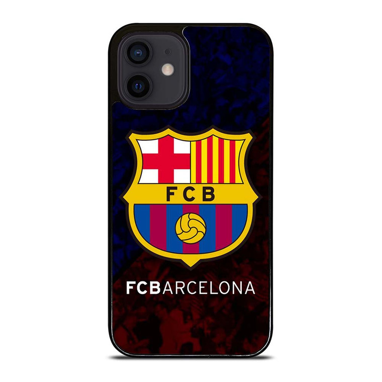 FC BARCELONA LOGO FOOTBALL iPhone 12 Mini Case Cover