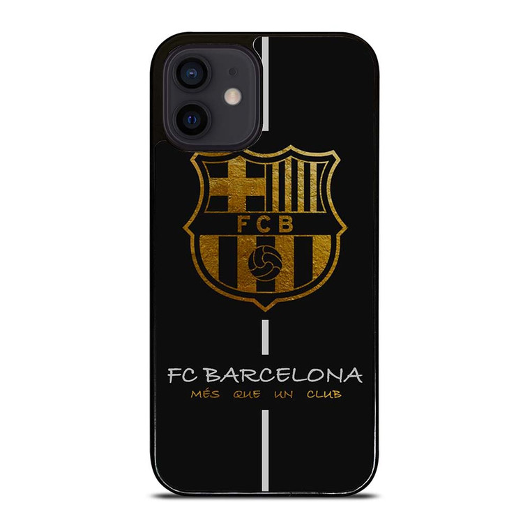 FC BARCELONA MES QUE UN CLUB GOLD iPhone 12 Mini Case Cover