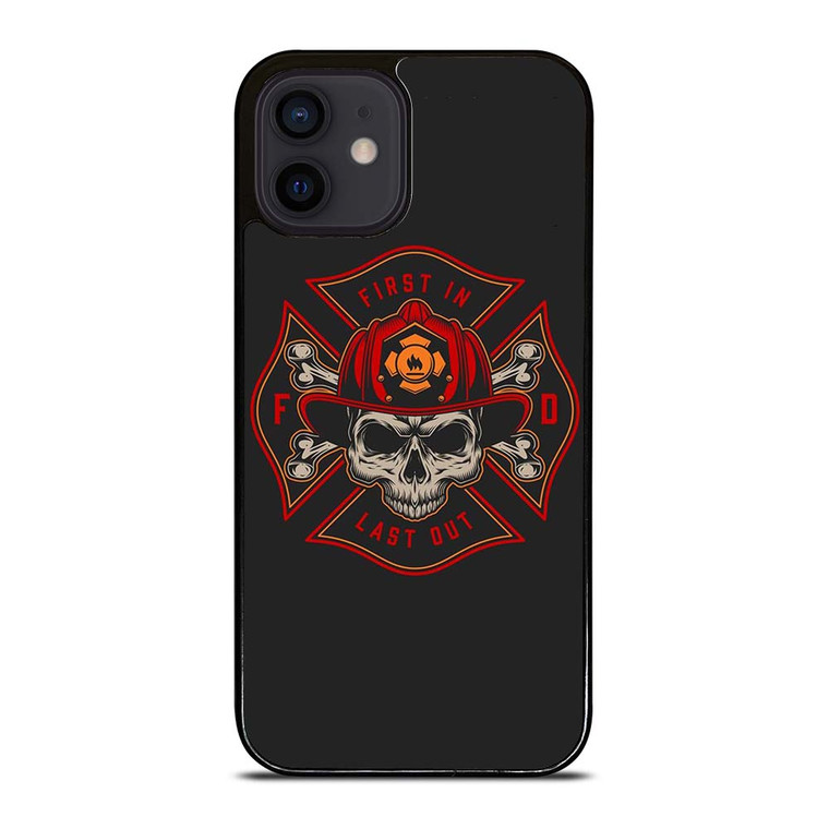FIREFIGHTER FIREMAN SKULL LOGO iPhone 12 Mini Case Cover