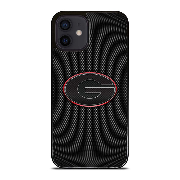GEORGIA BULLDOGS CARBON LOGO iPhone 12 Mini Case Cover