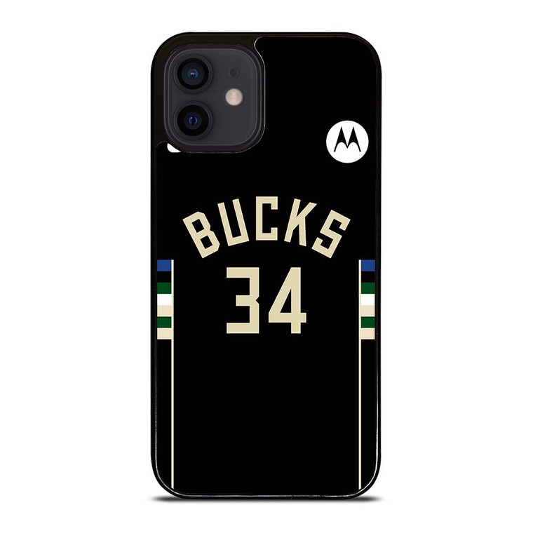 GIANNIS ANTETOKOUNMPU MILWAUKEE BUCKS KIT iPhone 12 Mini Case Cover